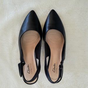 Clarks Black Slingbacks size 11